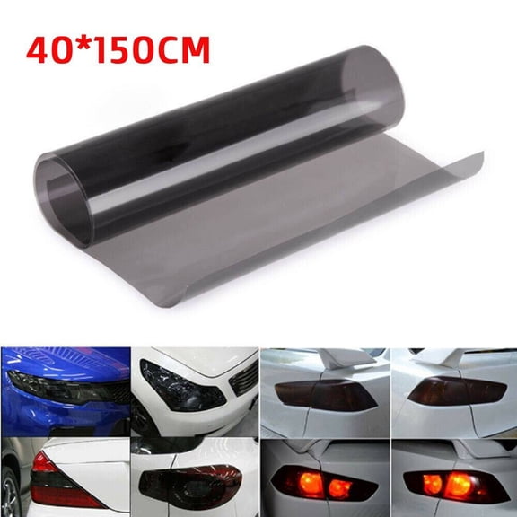 Gloss Lights Black Smoke Vinyl Films Tint Headlight Taillight Wrap Cover Sticker