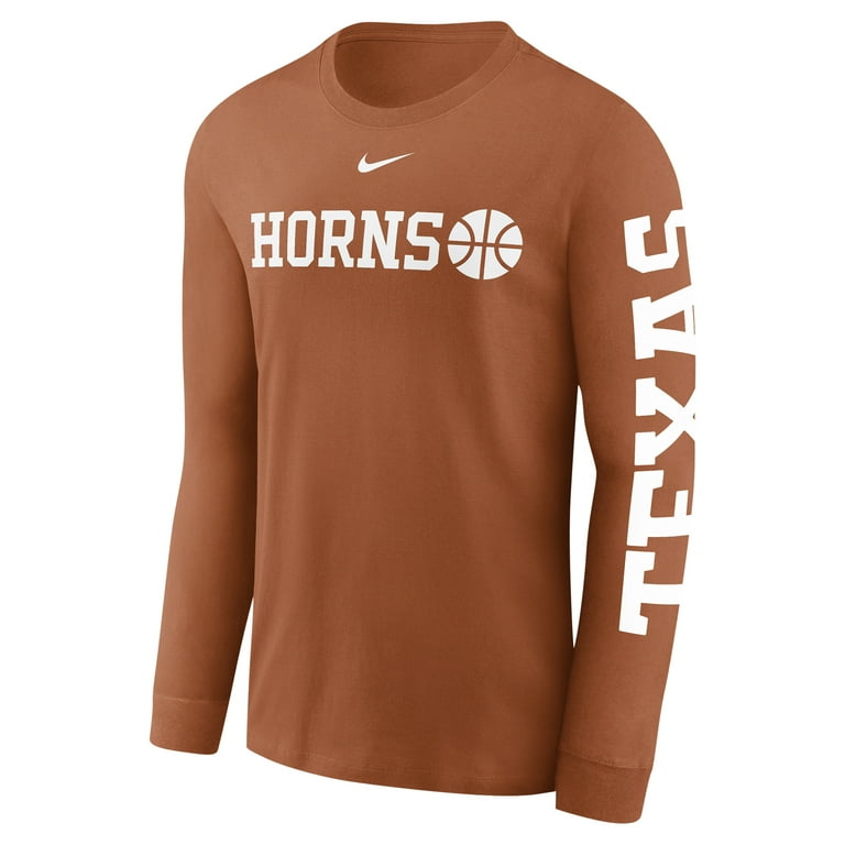 Men's Nike Texas Orange Texas Longhorns Basketball Icon Two-Hit