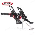 thumbnail image 4 of Arashi (Version 2.1) Adjustable Rearsets for Kawasaki Z125 PRO 2016 - 2023 Motorcycle Accessories Foot Pegs Footrests Rear Set Black 2017 2018 2019 2020 2021 2022, 4 of 8