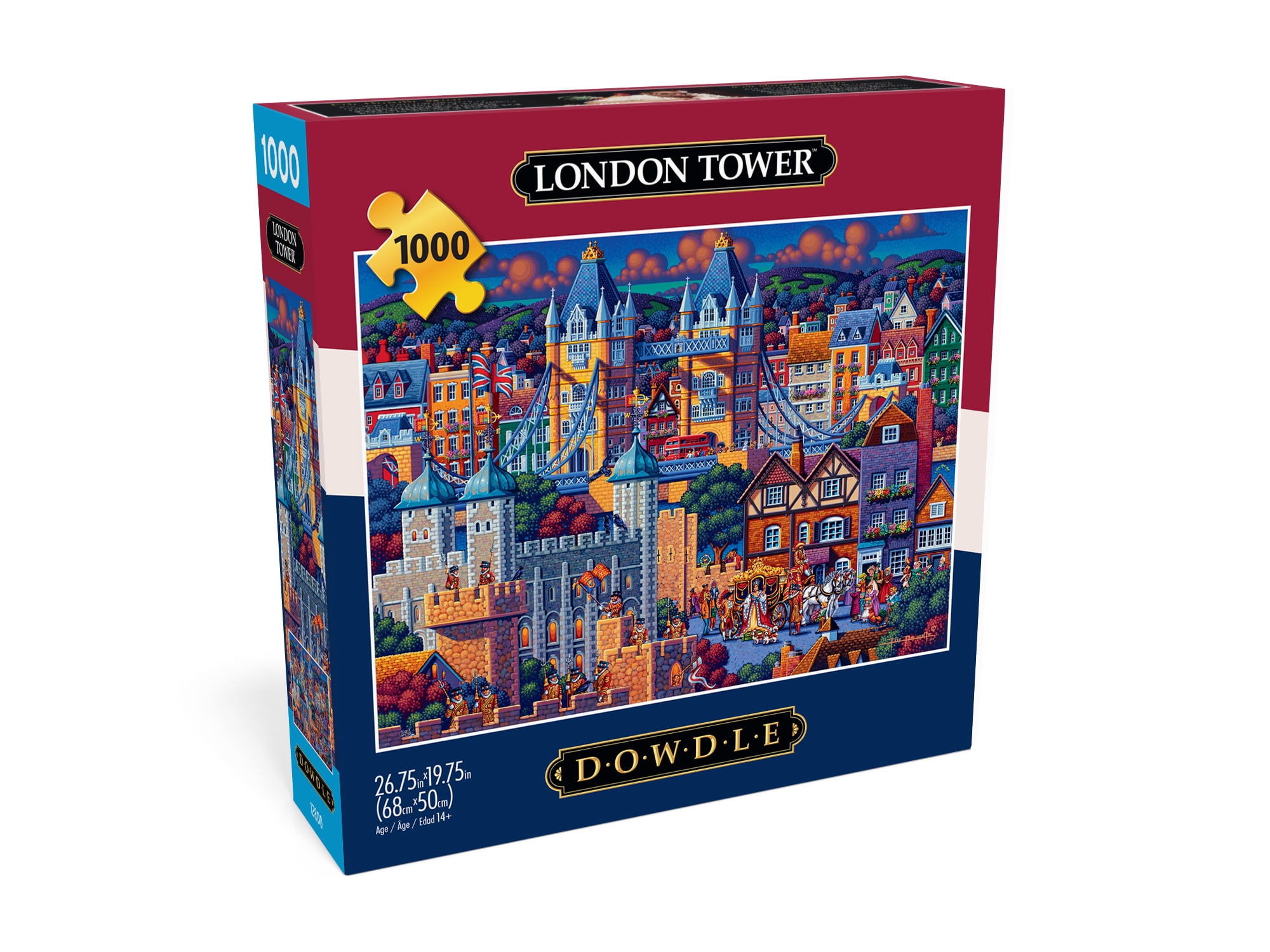 Buffalo Games London Tower 1000-Piece Interlocking Jigsaw Puzzle for Adults Ages 14-99 Years