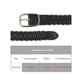 thumbnail image 4 of INSPIRE CHIC Women's Braided Belt Square Buckle Versatile for Coat Jeans Decorative Belts, 4 of 6