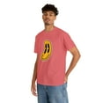 thumbnail image 5 of Flatten smiley face graphic t shirt Unisex Heavy Cotton Tee, 5 of 8