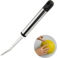 thumbnail image 4 of Couteau Utilitaire Courbé en Acier Inoxydable avec Long Manche pour Pamplemousse et Agrumes, 4 of 7