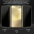 thumbnail image 3 of Dteck 2 Pack for Samsung Galaxy S22 Privacy Screen Protector, Fingerprint Unlock, Auto-Dust Removal Tempered Glass Screen Protector for S22, Scratch-Resistant, Anti-Peeping, Easy Installation, 3 of 6
