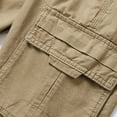 thumbnail image 4 of Brilliant Big Mens Shorts Casual Men's Pure Color Outdoors Pocket Beach Work Trouser Cargo Shorts Pant clearance clothes under $25.00, 4 of 8
