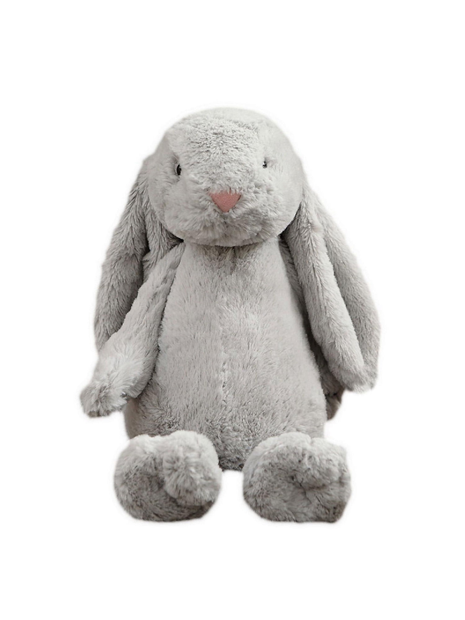 Long Eared Easter Baby Bunny Rabbit Plush Grey Gift Easter Bunny Soft Toy 