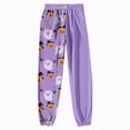thumbnail image 7 of TOWED22 Women Halloween Sweatpants Cute Ghost Graphic Track Pants Drawstrings High Waisted Bottom Active Joggers with Pocket(Purple,XXXL), 7 of 7