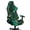 Shamrock Marble Print Golden Dark Green, variant on SCRAWLGOD Frog Mushroom Stars Print Gaming Chair Cover Pack of 4, Breathable Computer Chair Cover with Armrest Covers Washable Slipcover for Rotating Chair with Elastic Band