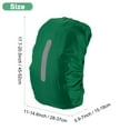 thumbnail image 3 of Uxcell Waterproof Backpack Rain Cover, 30L-40L Backpack Cover, Bag Rain Cover with Reflective Strap [Postal Green], 3 of 8