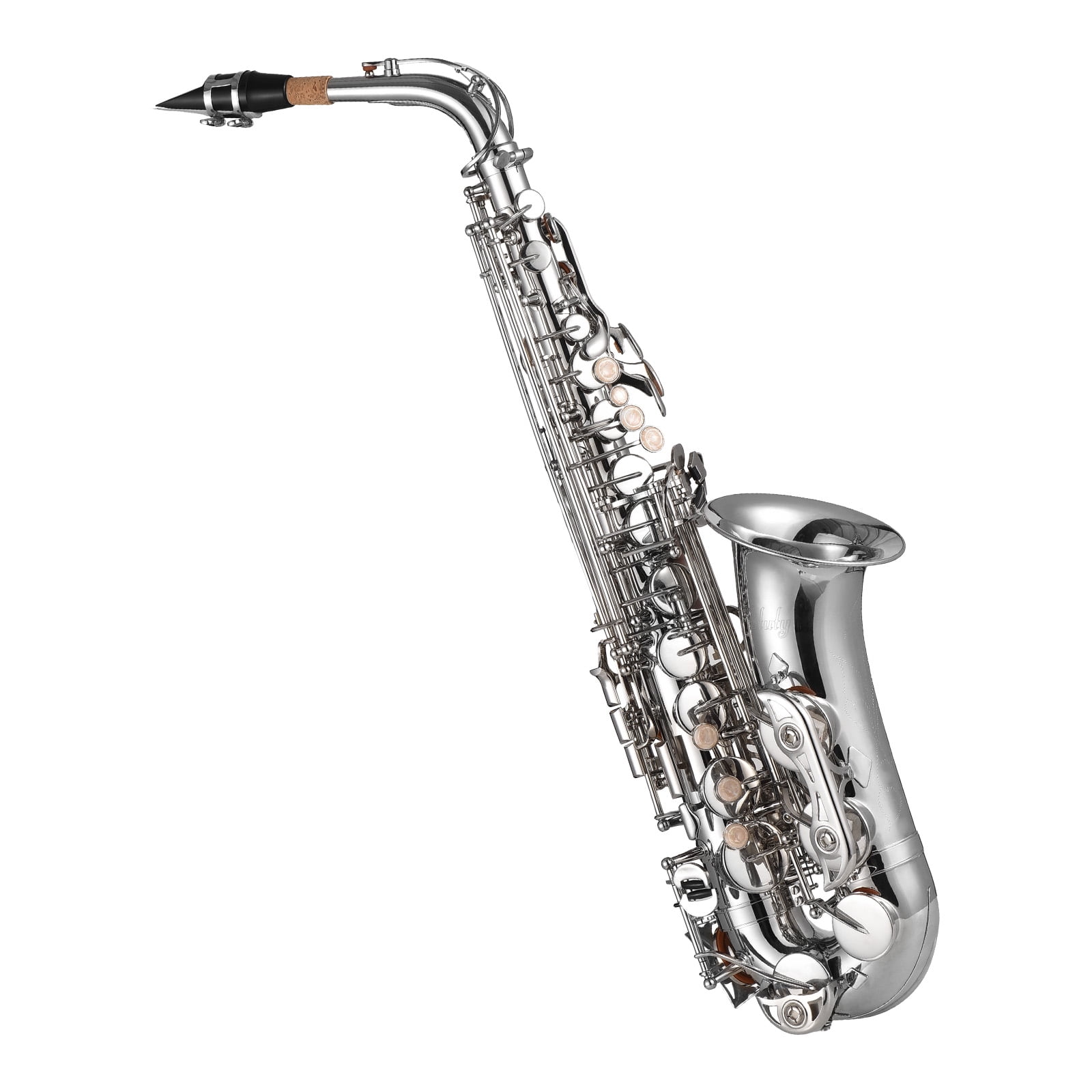 Mendini by Cecilio Eb Alto Sax with Tuner, Case, Mouthpiece