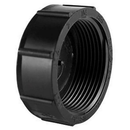 Charlotte Cap - Charlotte Pipe & Foundry ABS001140600HA 1.5 in. ABS Threaded Cap