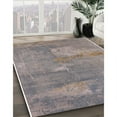 thumbnail image 3 of Ahgly Company Machine Washable Indoor Rectangle Industrial Modern Rose Dust Purple Area Rugs, 3' x 5', 3 of 7