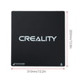 thumbnail image 2 of Heated Bed Sticker Sheet Build Surface High Temperature Resistant 320*310mm/12.6*12.2in Compatible with CR-10S PRO/CR-X 3D Printer, 2 of 4
