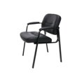 thumbnail image 3 of Essentials by OFM ESS-9010 - Chair - executive - armrests - SofThread leather - black, 3 of 15