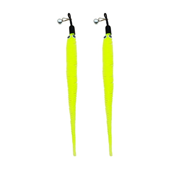 DHGDJ54G Pet Cat Toy Replacement Head Teasing Cat Stick Kitty Toy Fishing Rod Replacement Head 2pc Yellow Automatic Cat 4 Cat Bowls