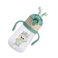 thumbnail image 3 of Botella de agua con pajita para niños de 460 ml, bonita taza con pajita y cierre de seguridad, asa portátil para guarderías, escuelas y camping., 3 of 12