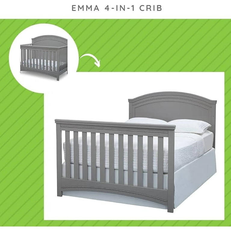 Full-Size Conversion Kit Bed Rails for Emma Crib 'N' More by