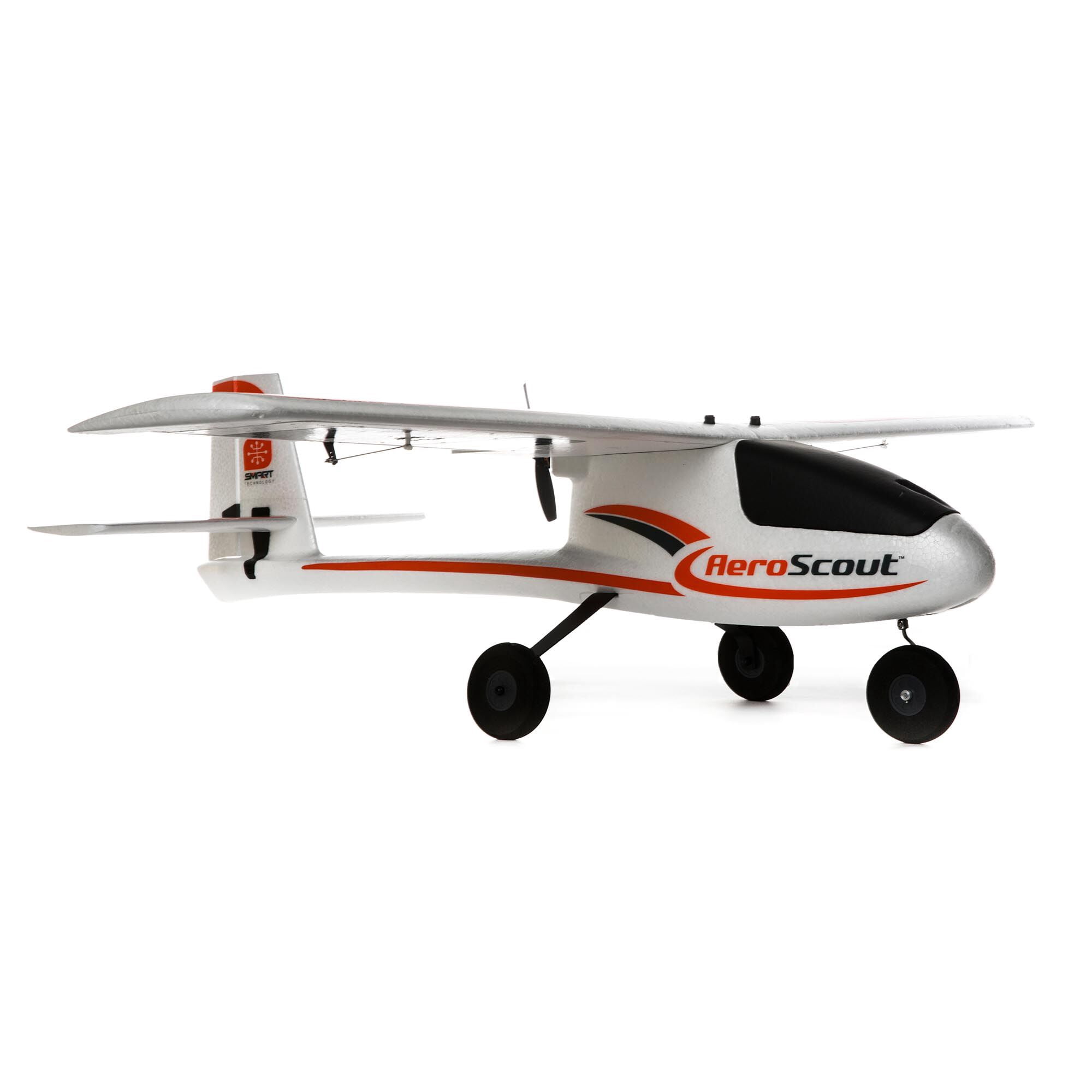 HobbyZone RC Airplane AeroScout S 2 1.1m RTF Basic Battery and Charger Not Included with SAFE technology HBZ380001 Airplanes RTF Trainers Airplanes RTF Trainers