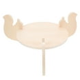 thumbnail image 2 of 1 Set High Base Cake Stand Cupcake Dessert Display Stand Wood Fruit Candy Tray, 2 of 8