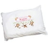 Personalized Girl's Monkey Pillowcase
