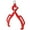 Red Two-claw 18IN, variant on Caztoi Heavy Duty Log Lifting Tongs, 4 Claw Log Grapple for Logging Tongs Eagle Claws Design Lumber Skidding Logging Grabber