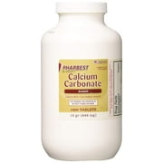 Pharbest 10 Grains Calcium Carbonate Antacid Supplement Tablets - 1000 ea