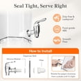 thumbnail image 5 of 2-Pack 1.6 Gallon Drink Dispenser with Stand, Clear Plastic Beverage Container for Parties, 5 of 8