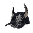 thumbnail image 2 of Gorra de béisbol con orejas de animal, regalo, gorra vaquera ajustable para deportes, baile y actividades al aire libre. Orejas cortas negras, 2 of 8