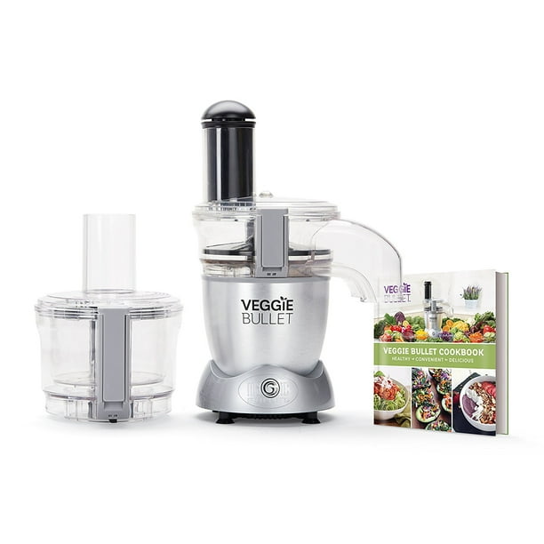 Veggie Bullet Electric Spiralizer & Food Processor, Silver Walmart