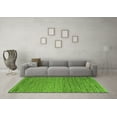 thumbnail image 3 of Ahgly Company Indoor Square Abstract Green Modern Area Rugs, 3' Square, 3 of 4
