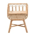thumbnail image 3 of Baxton Studio Panchali Modern Bohemian Natural Brown Rattan Nightstand, 3 of 10