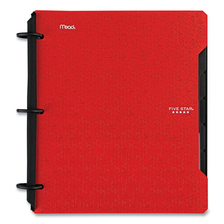 FLEX Notebinder, 5-Subject, Medium/College Rule, Randomly Assorted Cover Colors, (60) 11