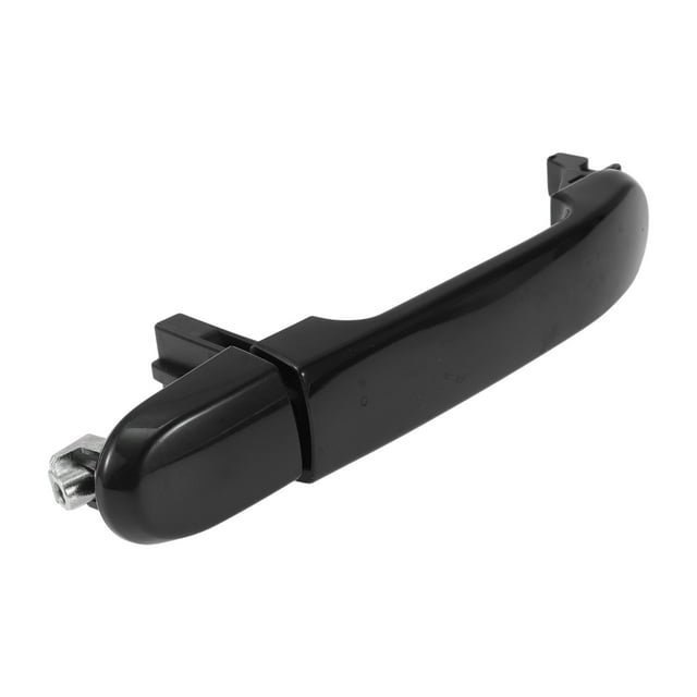 Unique Bargains Manija de Puerta Exterior Lateral Delantera y Lateral Trasera del Pasajero No.82640EL12A/82646EL12B para Nissan Versa 2007-2012 Negro ABS 1 Juego
