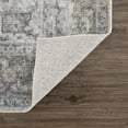 thumbnail image 6 of Hauteloom Manhattan Collection Machine Washable Small Area Rug for Door Mat - Bohemian, Vintage Distressed - Medallion Traditional Carpet - Pet Friendly - Faded - Brown, Orange - 2' x 3', 6 of 19
