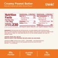thumbnail image 3 of think! High Protein Bar, Creamy Peanut Butter, 20g Protein, Gluten Free, 5 Count, 3 of 9