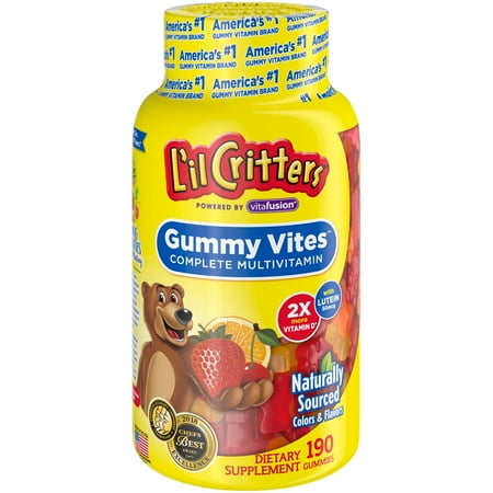 L'il Critters Gummy Vites Complete Kids Gummy Vitamins, 190 (Best Vitamins For Picky Eater Toddler)