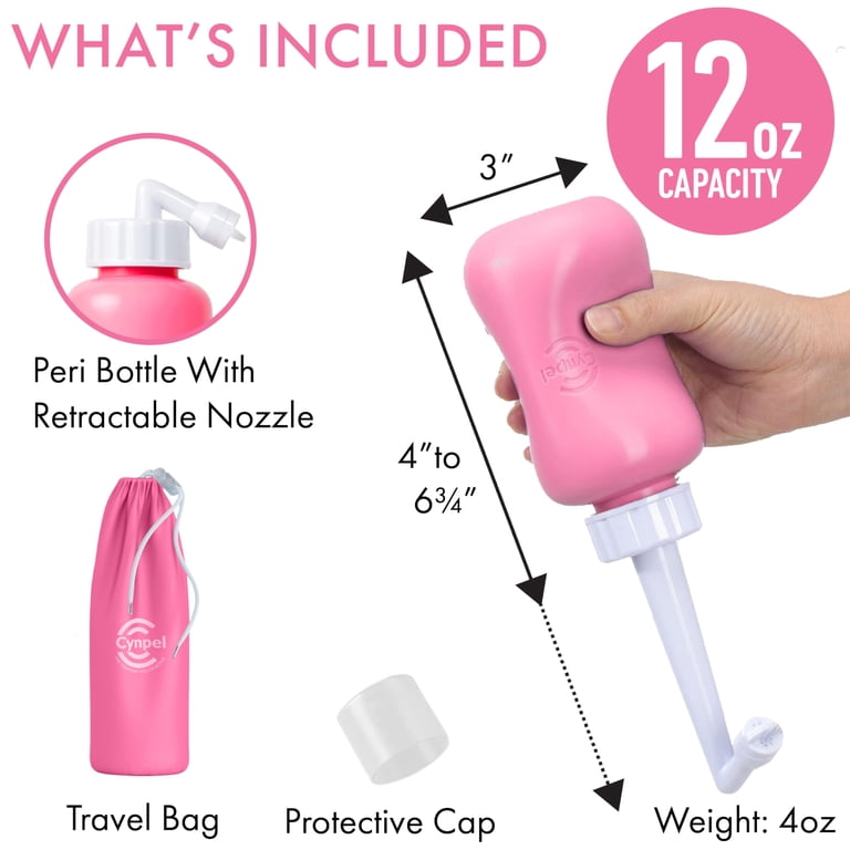 Portable Bidet For Toilet – Handheld Peri Bottle For Postpartum, Travel & Outdoor Hygiene, Adjustable Spray, 2-Pack