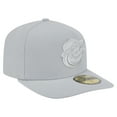 thumbnail image 3 of Men's New Era  Gray Baltimore Orioles Colorpack A-Frame 59FIFTY Fitted Hat, 3 of 6