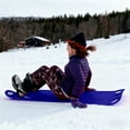 thumbnail image 3 of Winter Snow Sled for All,High Speed Snow Sledding Equipment for Snow Sand And Ice Recreational Sliding Board With Durable Design(Blue,36 Inch), 3 of 5