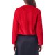 thumbnail image 3 of CHAQUETA CORTA ABIERTA INSPIRADA EN CHIC para Mujer, Bolero de Piel Sintética de Manga Larga, Abrigo de Invierno M Rojo, 3 of 6