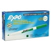 EXPO Dry Erase Markers, Fine Point, Green, Dozen