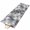 LightSlateGray, variant on 2'x6' Rug Runners for Hallways Kitchen, Gray Geometric Non Slip Entryway Beside Floor Carpet Runner, Modern Abstract Art Block Washable Laundry Room Bedroom Throw Rugs Mat for Family Pet