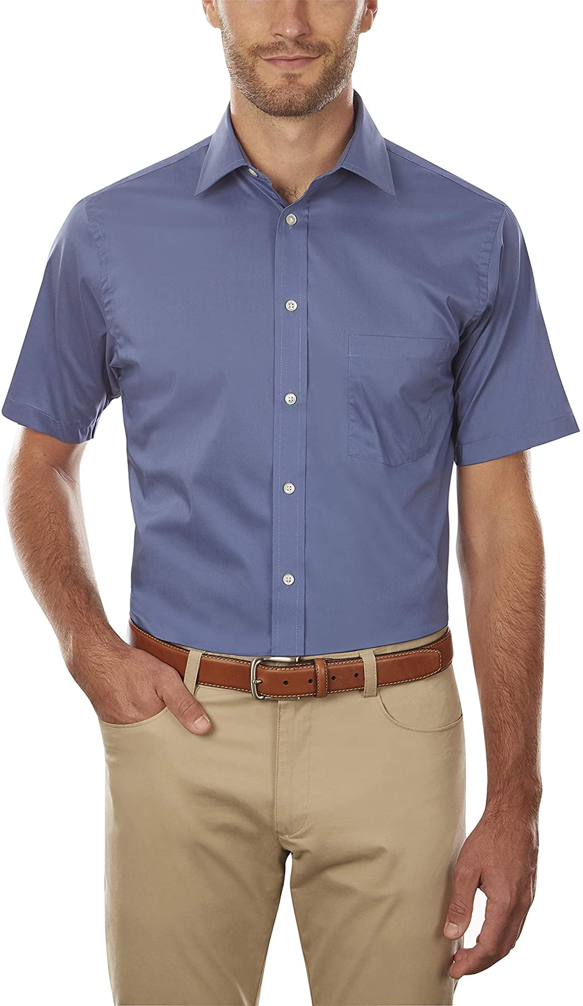 Arrow Mens Short Sleeve Dress Shirt 