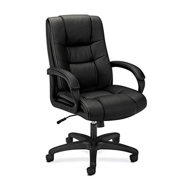 Hon Executive Desk Chair High Back Upholstered Office Chair For Computer Black Hvl131 Walmart Com Walmart Com