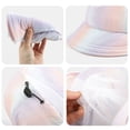 thumbnail image 3 of Sombrero de pescador con protección solar ajustable con circunferencia de cabeza de 55 a 58 cm, gorro de pescador con protección solar y protección ultravioleta para mujer, 3 of 5