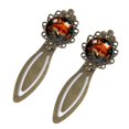 thumbnail image 2 of Fox Book Marks and Accessories: Vintage Copper-Colored Lace Bookmarks - Set of 2, 2 of 5