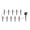 Black, variant on Solar Star String Lights Outdoor Waterproof Solar - Powered Garden Yard Decor - 5 - Point Star Ground Stake Scene Lighting for Patio, Lawn, and Holiday Festivities,Black