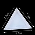 thumbnail image 2 of SHINYPASING 24Pcs Bead Triangle Tray for Crafting and Diy Projects White, 2 of 8