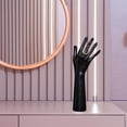 thumbnail image 3 of Jewelry Hand Display Holder Female Mannequin Hand Decoration Bracelet Bangle Necklace Holder for Countertop Shows Showcase Photograph Props Black Long, 3 of 10