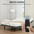 thumbnail image 5 of edx Adjustable Bed Frame, Individually Tilting Head and Foot with 2 USB Ports, Wireless Remote, Quiet Motor, Queen Size, 5 of 9
